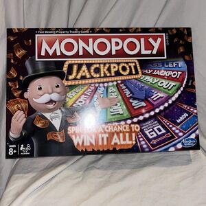 New And Sealed Monopoly Jackpot Board Game by‎ Hasbro Gaming  2015